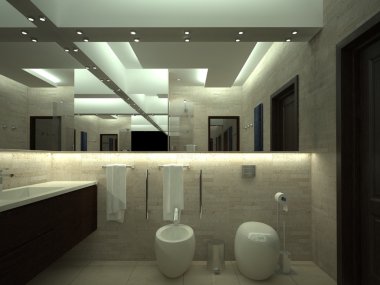 render of luxury toilet clipart
