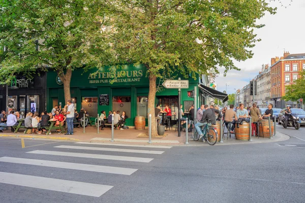 Lille famouse Rue Solferino — Zdjęcie stockowe