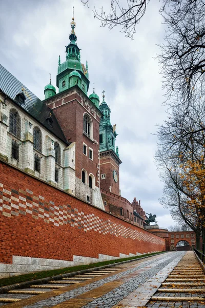 Castillo Real de Cracovia Wawel — Foto de Stock