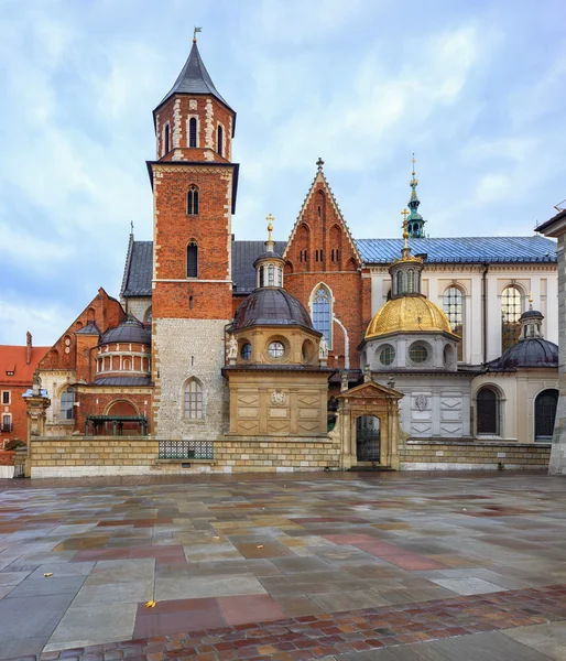 Castillo Real de Cracovia Wawel — Foto de Stock