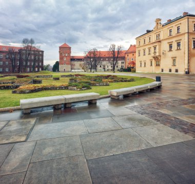 Krakow Wawel Royal Castle kompleksi
