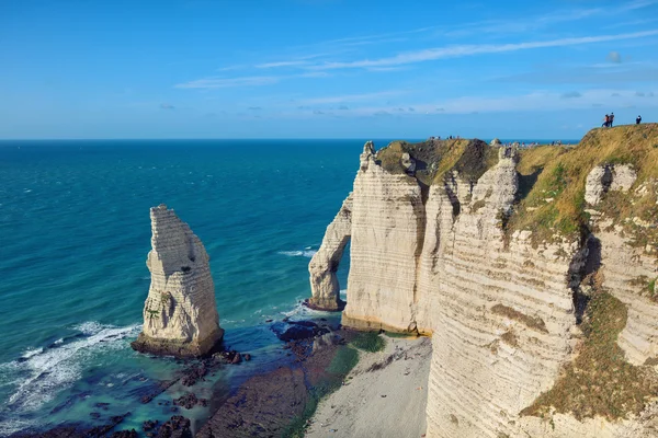 Ünlüsü Etretat kemer kaya, Fransa — Stok fotoğraf