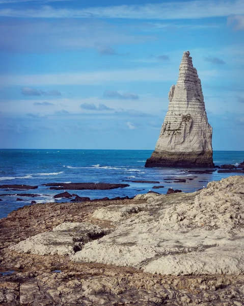 Famouse Etretat arch rock, Francia — Foto Stock