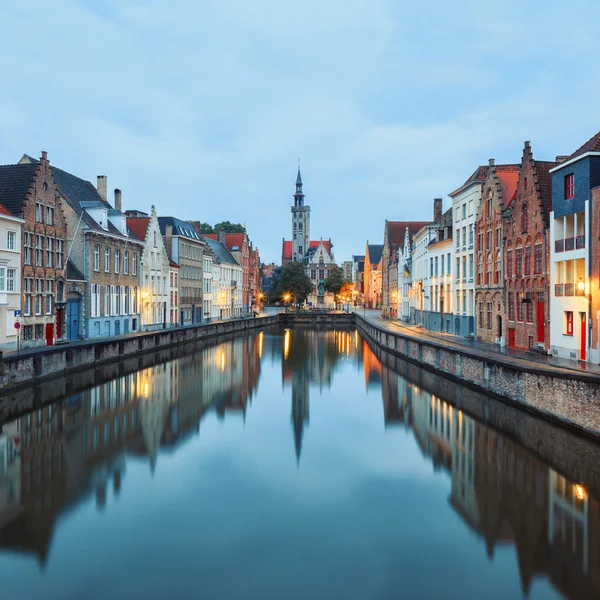 Waters of Spiegelrei, Bruges — Stock Photo, Image