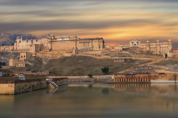 Άποψη του amber fort, jaipur, Ινδία — Φωτογραφία Αρχείου