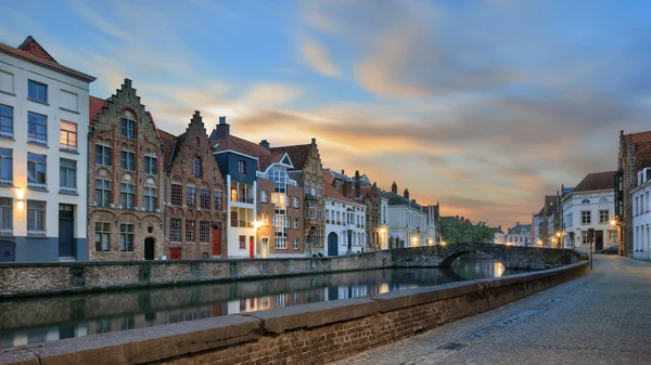 Waters of Spiegelrei, Bruges — Stock Photo, Image