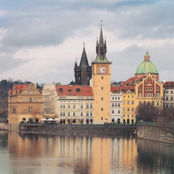 Prag'da quay peyzaj — Stok fotoğraf