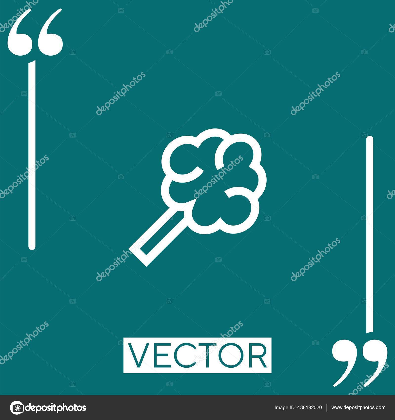 Vektorgrafiken Zuckerwatte Silhouette Vektorbilder Zuckerwatte Silhouette Depositphotos