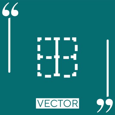 sınır vektör simgesi doğrusal simgesi. Düzenlenebilir vuruş çizgisi