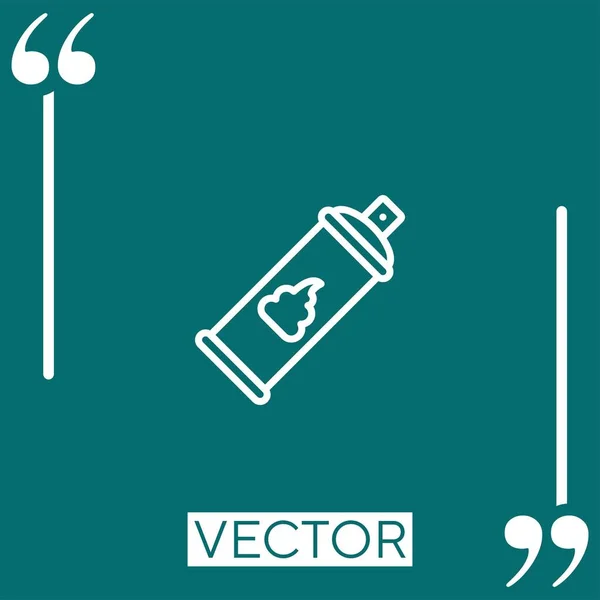 Icono Del Vector Afeitado Icono Lineal Línea Carrera Editable — Vector de stock