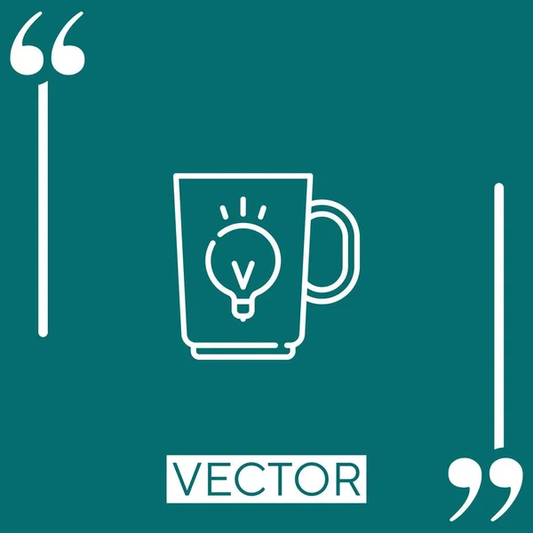 Desarrollo Vector Icono Icono Lineal Línea Carrera Editable — Vector de stock