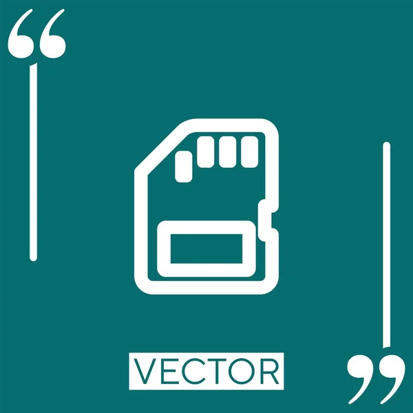 Icono Vector Herramienta Icono Lineal Línea Carrera Editable — Vector de stock