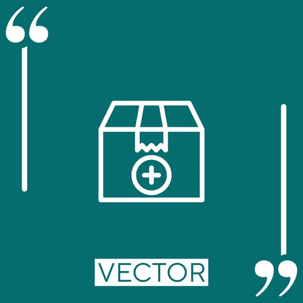 Paquete Vector Icono Icono Lineal Línea Carrera Editable — Vector de stock