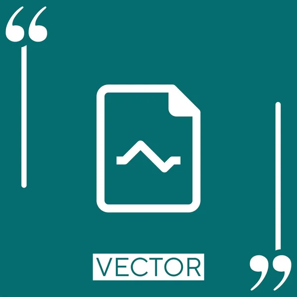 Archivos Vector Icono Icono Lineal Línea Carrera Editable — Vector de stock