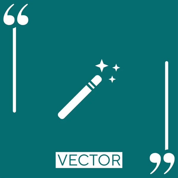Foto Vektor Symbol Lineares Symbol Editierbare Strichlinie — Stockvektor