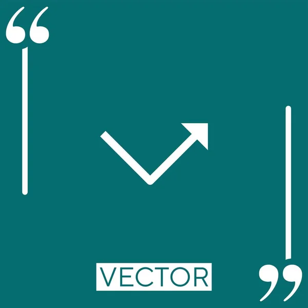 Ícone Vetor Chamada Perdida Ícone Linear Linha Curso Editável —  Vetores de Stock