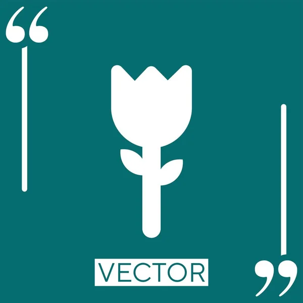 Форма Векторного Значка Линейный Значок Редактируемая Линия Хода — стоковый вектор