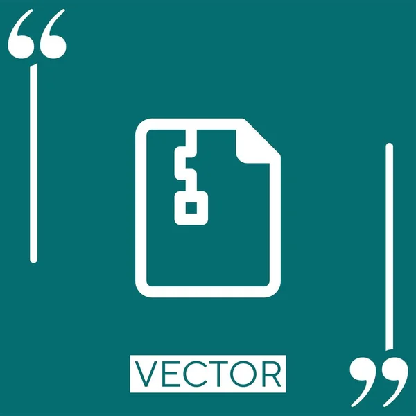 Archivos Vector Icono Icono Lineal Línea Carrera Editable — Vector de stock