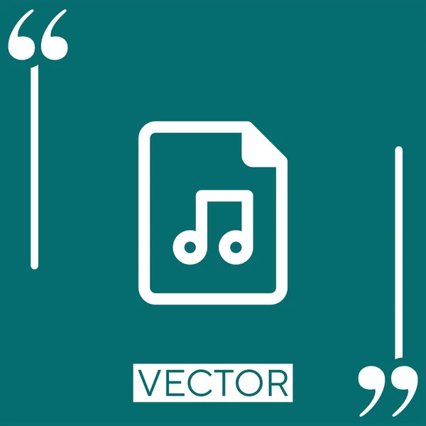 Archivos Vector Icono Icono Lineal Línea Carrera Editable — Vector de stock