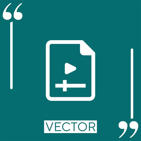 Archivos Vector Icono Icono Lineal Línea Carrera Editable — Vector de stock