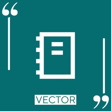 dizüstü bilgisayar vektör simgesi doğrusal simgesi. Düzenlenebilir vuruş çizgisi