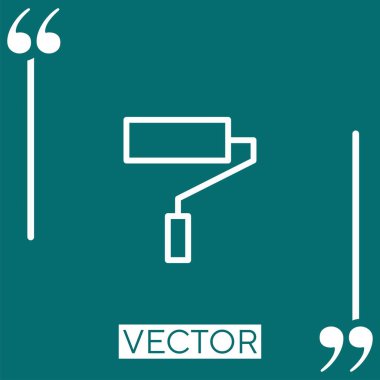 boya silindiri vektör simgesi