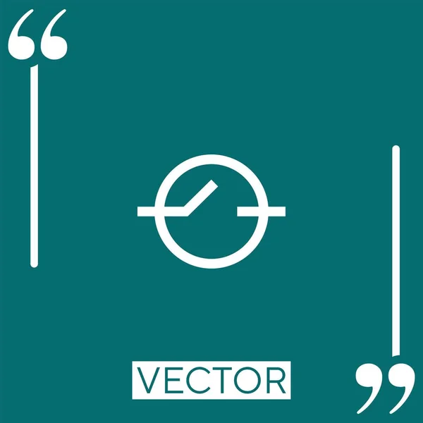 Ícone Vetor Circuito Ícone Linear Linha Curso Editável — Vetor de Stock