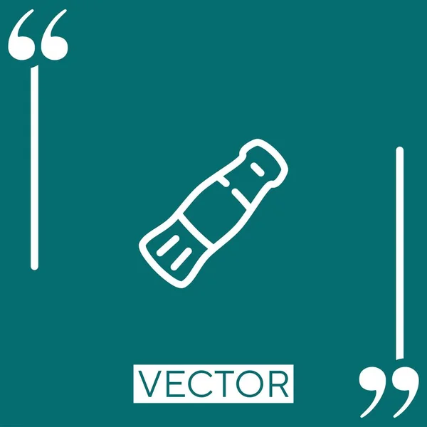 Cola Candy Vector Icon Linear Icon Editable Stroke Line — Stock Vector