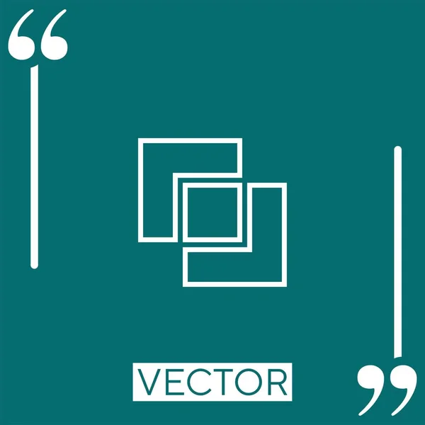 Diviser Icône Vectorielle Icône Linéaire Ligne Course Modifiable — Image vectorielle