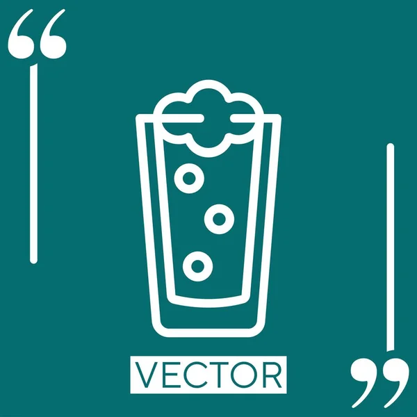 Frappe Vector Icon Icono Lineal Línea Carrera Editable — Vector de stock