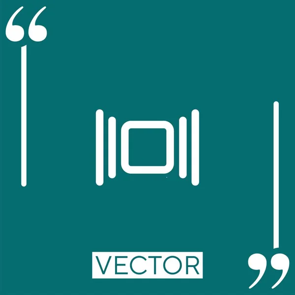 Schnittstelle Taste Vektor Symbol — Stockvektor