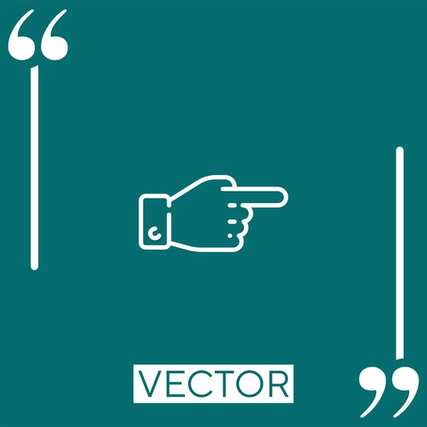 Decree Vector Icon Ícone Linear Linha Encadeada Editável — Vetor de Stock