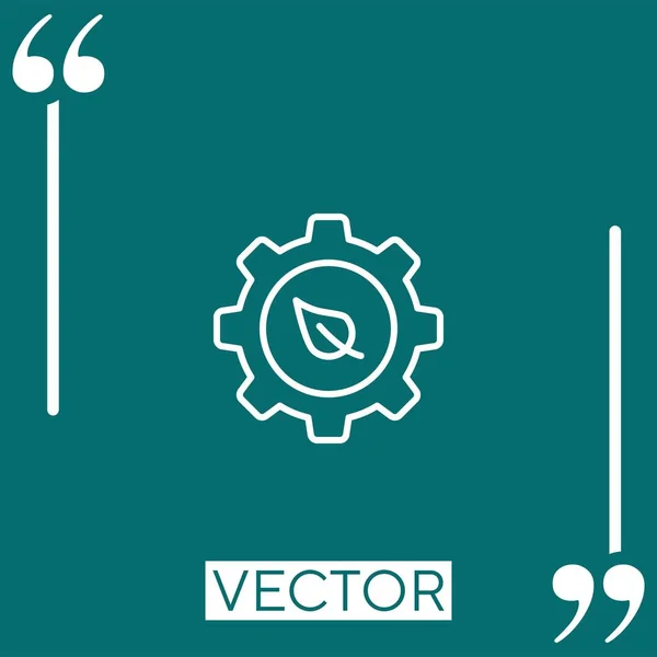 Definición Icono Vectorial Icono Lineal Línea Acariciada Editable — Vector de stock