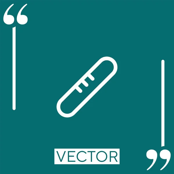 Icono Vector Pan Icono Lineal Línea Acariciada Editable — Vector de stock
