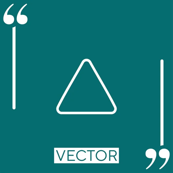 Ícone Vetor Ícone Linear Linha Encadeada Editável — Vetor de Stock