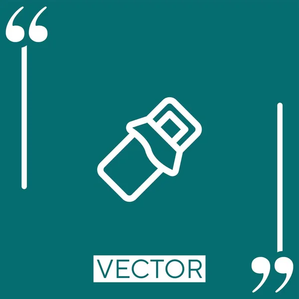 Barra Vector Icono Icono Lineal Línea Acariciada Editable — Archivo Imágenes Vectoriales