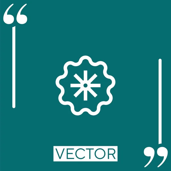 Pattison Vector Icon Linear Icon 수있는 스트로크 — 스톡 벡터