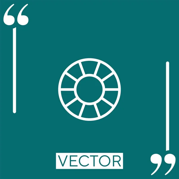 Iron Man Vector Icon Icono Lineal Línea Acariciada Editable — Vector de stock