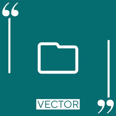 Dizin ana hatları doğrusal simgesi. Düzenlenebilir vuruş çizgisi