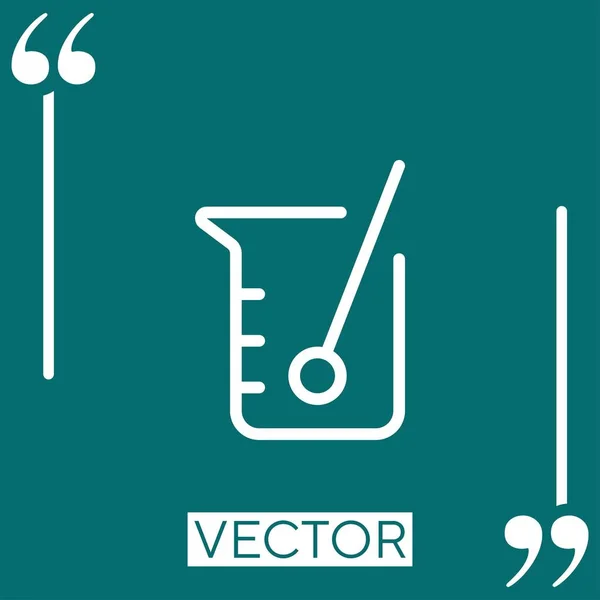 Mix Vektor Symbol Lineares Symbol Bearbeitbare Strichlinie — Stockvektor