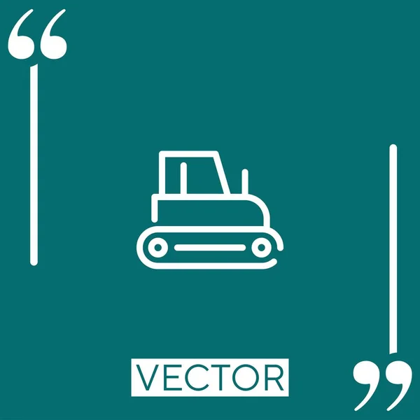 Grattoir Icône Vectorielle Icône Linéaire Ligne Course Modifiable — Image vectorielle