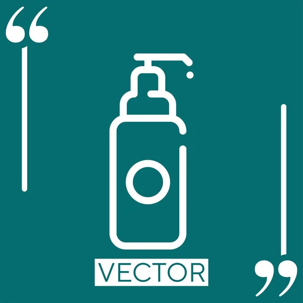 Soap Vector Icon Linear Icon Editable Stroke Line — Stock Vector