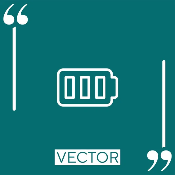 Status Vector Icon Icono Lineal Línea Carrera Editable — Archivo Imágenes Vectoriales