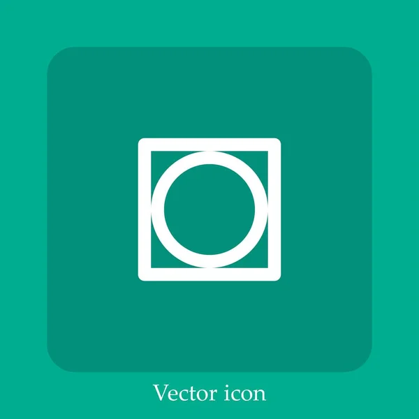 Wäschetrocknen Vektor Symbol Lineare Icon Line Mit Editierbarem Strich — Stockvektor