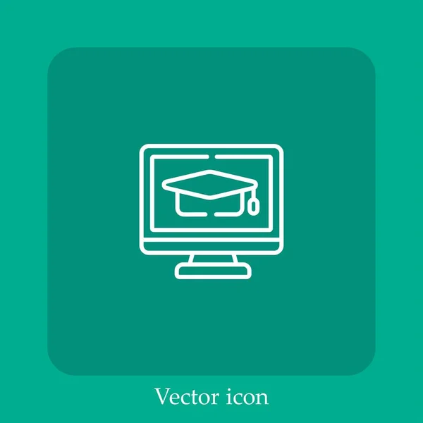 Иконка Вектора Монитора — стоковый вектор