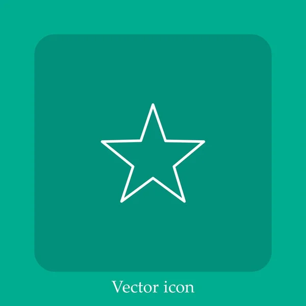 Mujer Icono Vectorial Icon Line Lineal Con Carrera Editable — Vector de stock