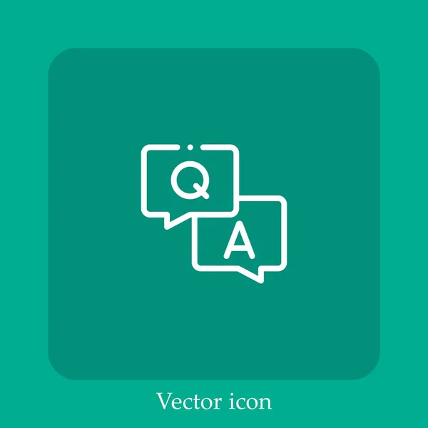 Ein Vektorsymbol Lineare Icon Line Mit Editierbarem Strich — Stockvektor