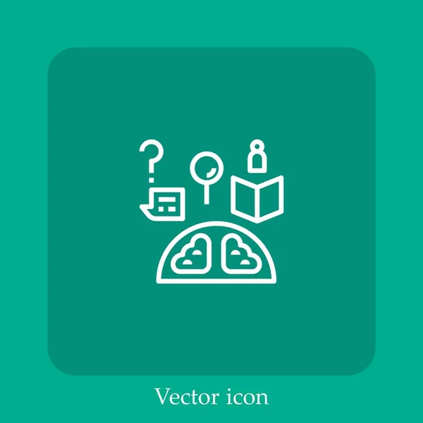 Иконка Вектора Обучения — стоковый вектор
