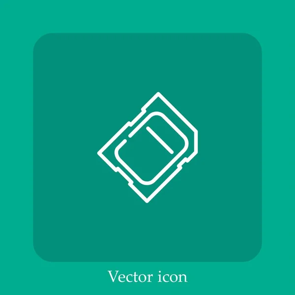 Fotografie Vektor Symbol Lineare Icon Line Mit Editierbarem Strich — Stockvektor