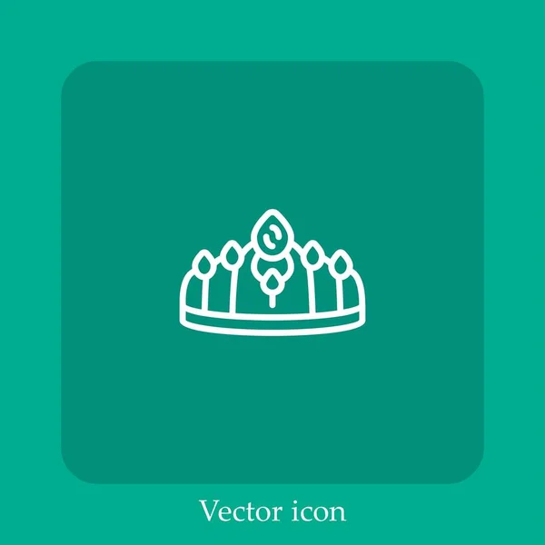 Иконка Вектора Тиары — стоковый вектор